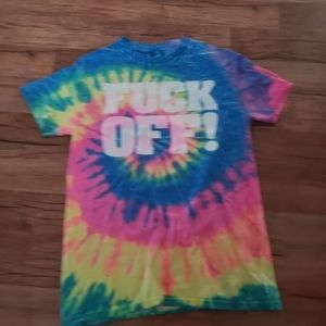 NEON TieDye F-Off T-shirt